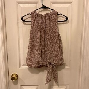 Women's Sleeveless Top in Blush Pink